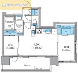 クレヴィアリグゼ錦糸町の物件間取画像